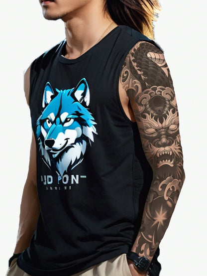 1Pc Chinese Dragon Whole Arm Temporary Tattoos Waterproof Sweatproof Last for 1-2 Weeks Realistic Herbal Juice Non-Reflective Anti-Friction Faux Black Fake Tattoos for Men and Woman Tattoo Stickers for Arm Modernist Body Art